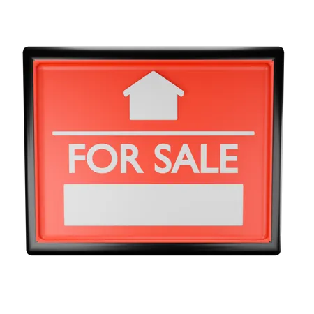 For sale sign  3D Illustration