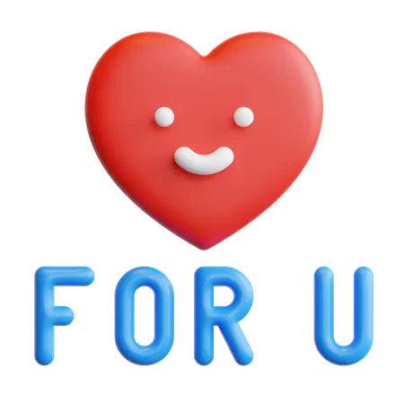 For You  3D Icon