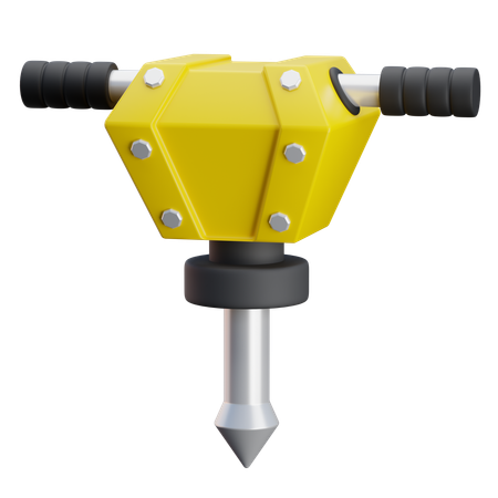 Foreuse minière  3D Icon