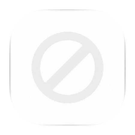 Forbidden  3D Icon
