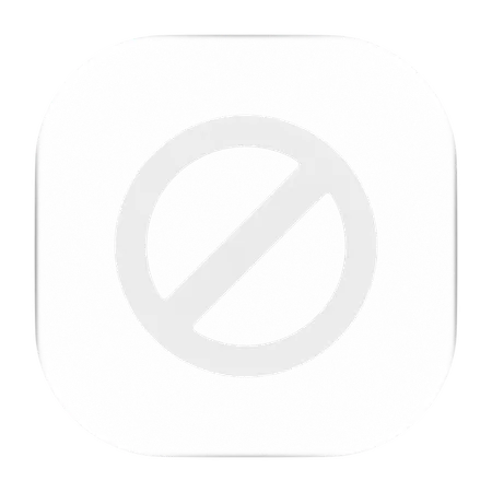 Forbidden  3D Icon