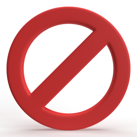 Forbidden  3D Icon