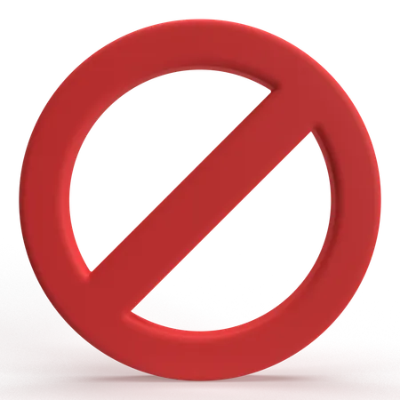 Forbidden  3D Icon