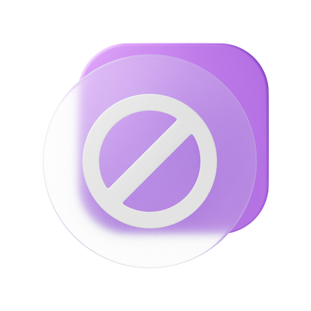 Forbidden  3D Icon