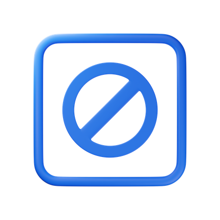 Forbidden  3D Icon