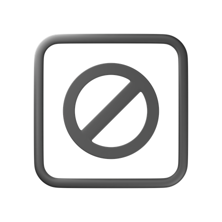 Forbidden  3D Icon