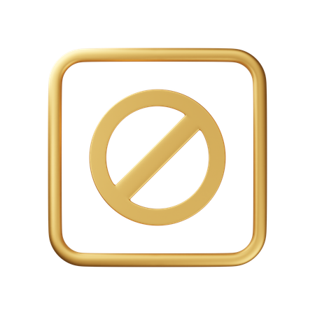 Forbidden  3D Icon
