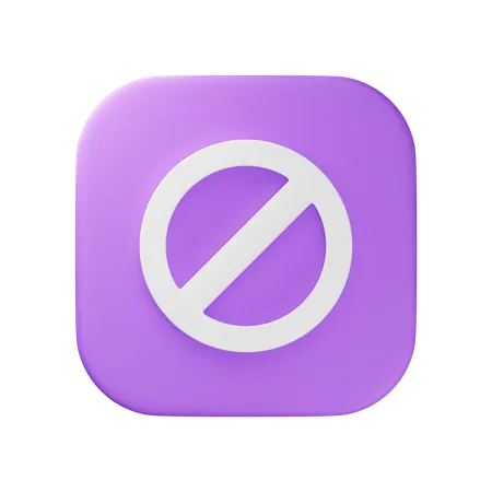 Forbidden  3D Icon