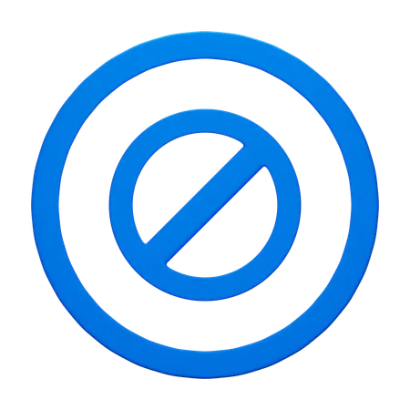 Forbidden  3D Icon