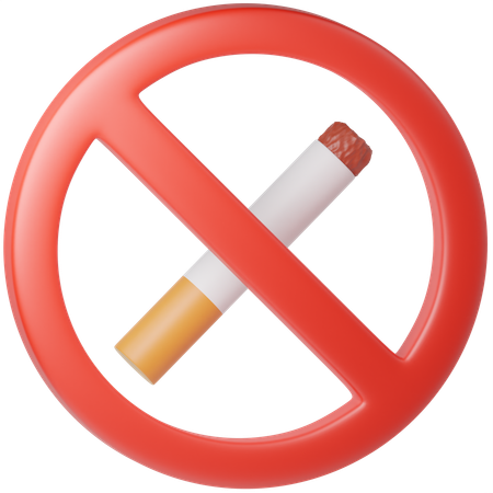 Forbidden Smoking  3D Icon