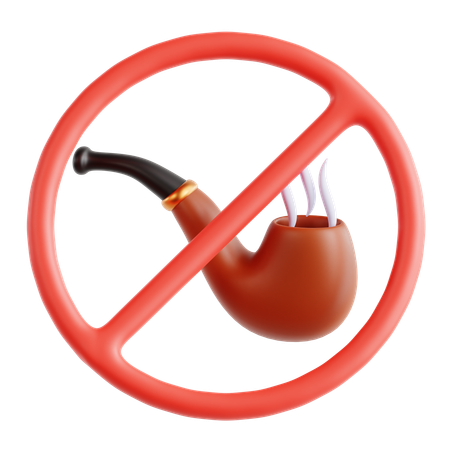 Forbidden Smoking 3D Icon