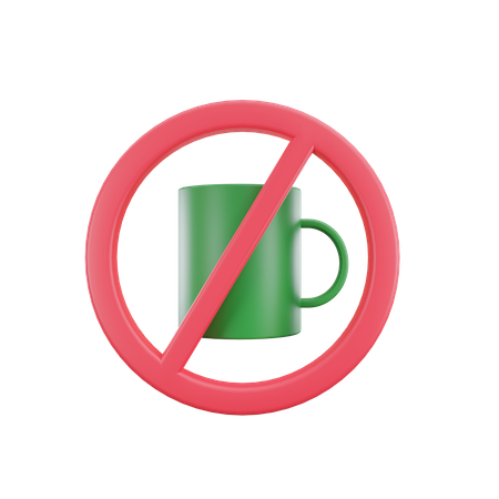 Forbidden To Drink  3D Icon