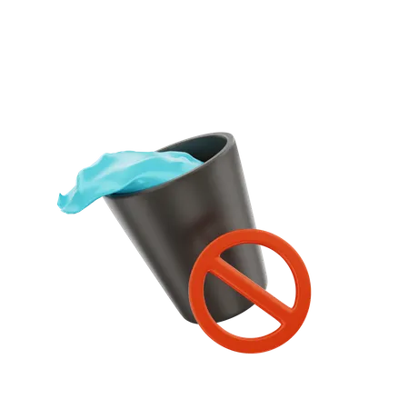 3 D No Drink Icon Illustration Object 3D Icon