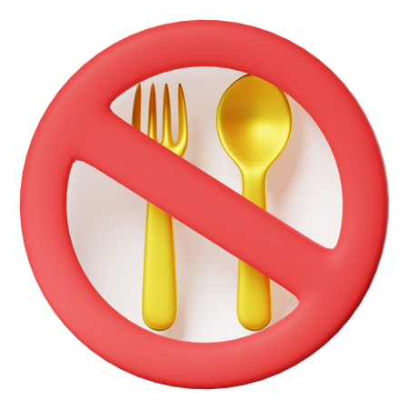 Forbidden to Eat  3D Icon