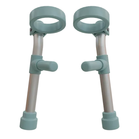 Forearm Crutch  3D Icon