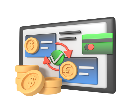 Foreign exchange  3D Icon