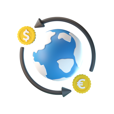 Foreign Exchange  3D Icon