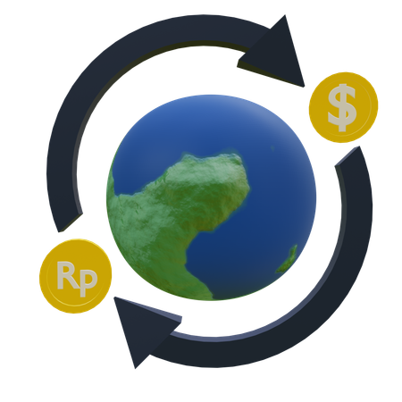 Foreign Exchange  3D Icon