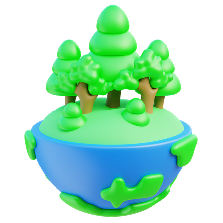 Forest  3D Icon
