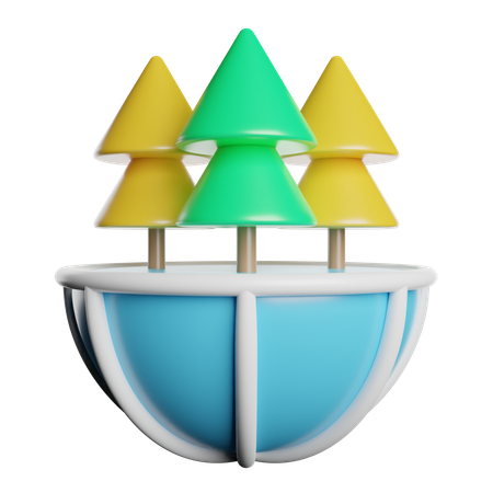 Forest  3D Icon