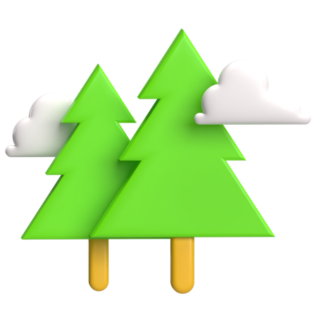 Forest  3D Icon