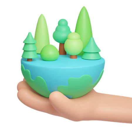 Forest  3D Icon