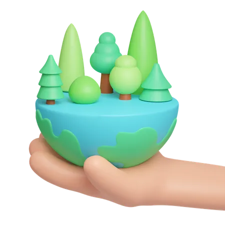 Forest  3D Icon