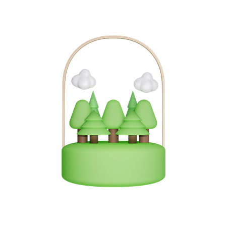 Forest  3D Icon