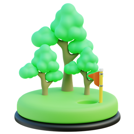 Forest  3D Icon