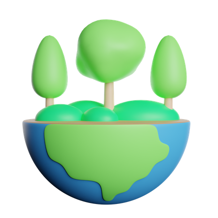 Forest  3D Icon