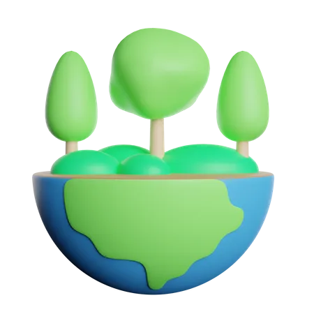 Forest  3D Icon