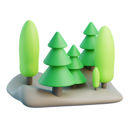 Forest  3D Icon