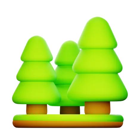 Forest  3D Icon