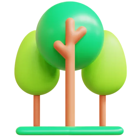 Forest  3D Icon