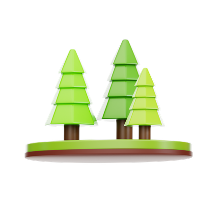 Forest  3D Icon