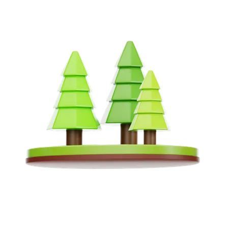 Forest  3D Icon