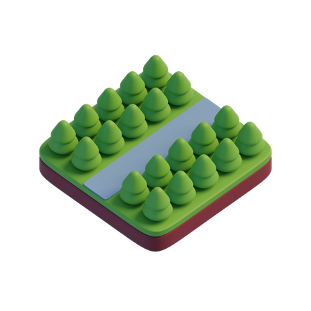 Forest  3D Icon