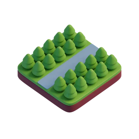 Forest  3D Icon