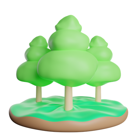 Forest  3D Icon