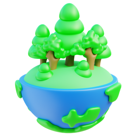 Forest  3D Icon