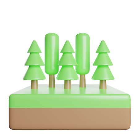 Forest  3D Icon