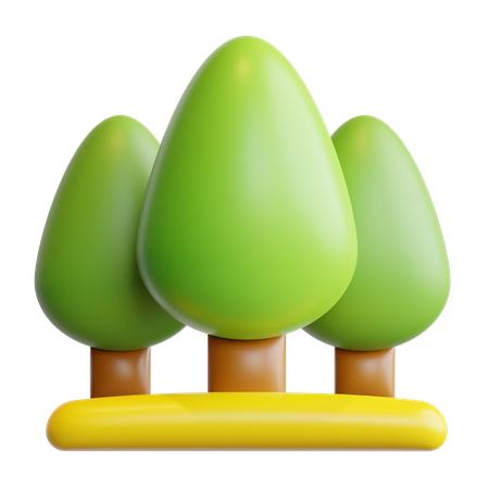 Forest  3D Icon