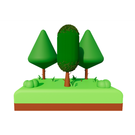 Forest  3D Icon