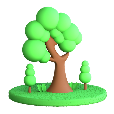 Forest  3D Icon