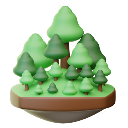 Forest  3D Icon