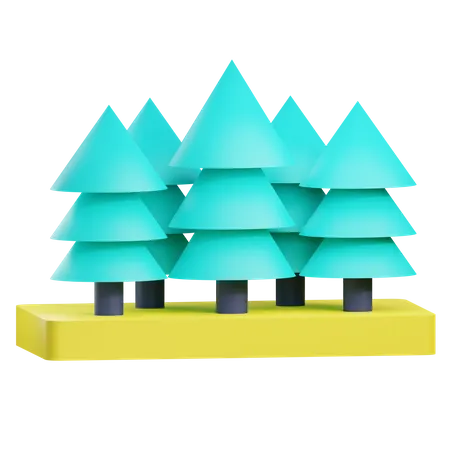 Forest  3D Icon