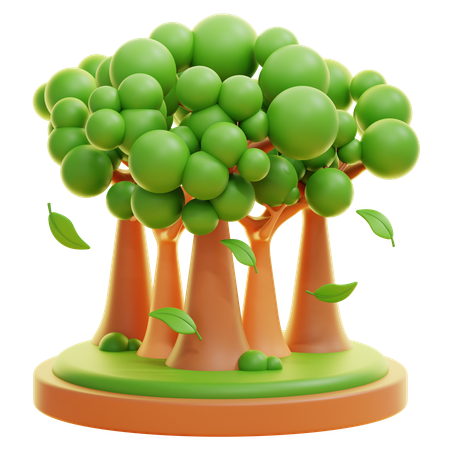 Forest  3D Icon