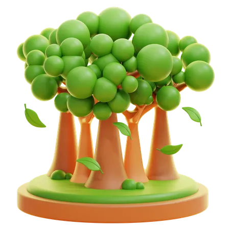 Forest  3D Icon