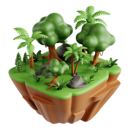 Forest  3D Icon