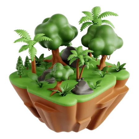 Forest  3D Icon